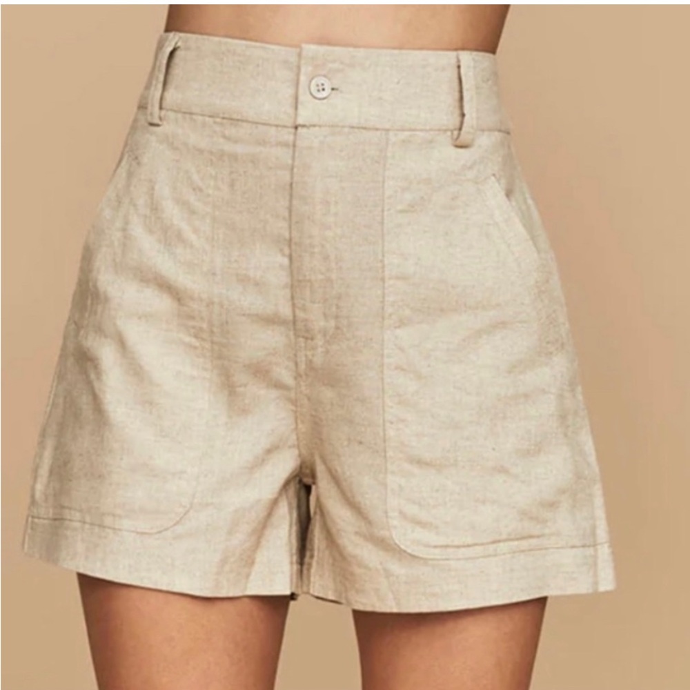 Carbon38 Linen Utility Shorts